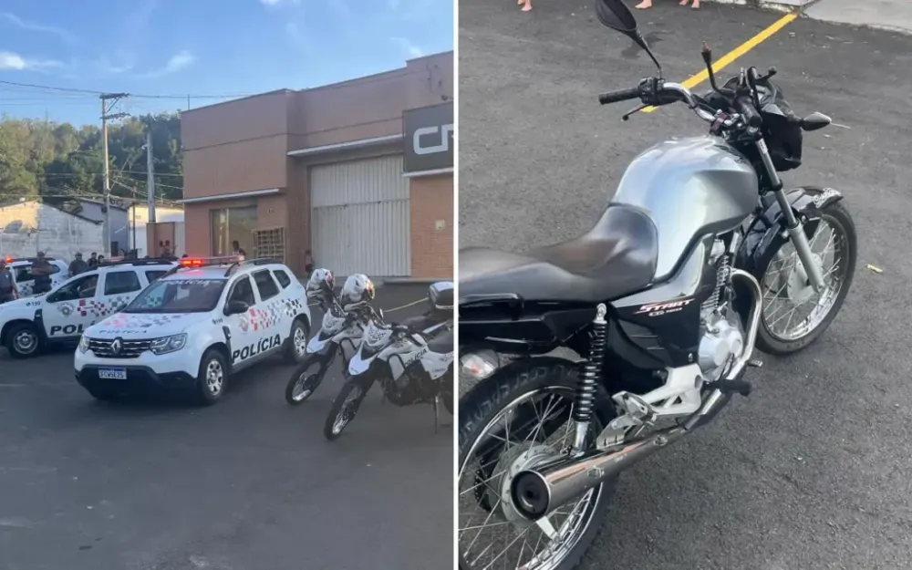 Motociclista foge da polícia, percorre 25 km e é preso com drogas em Amparo
