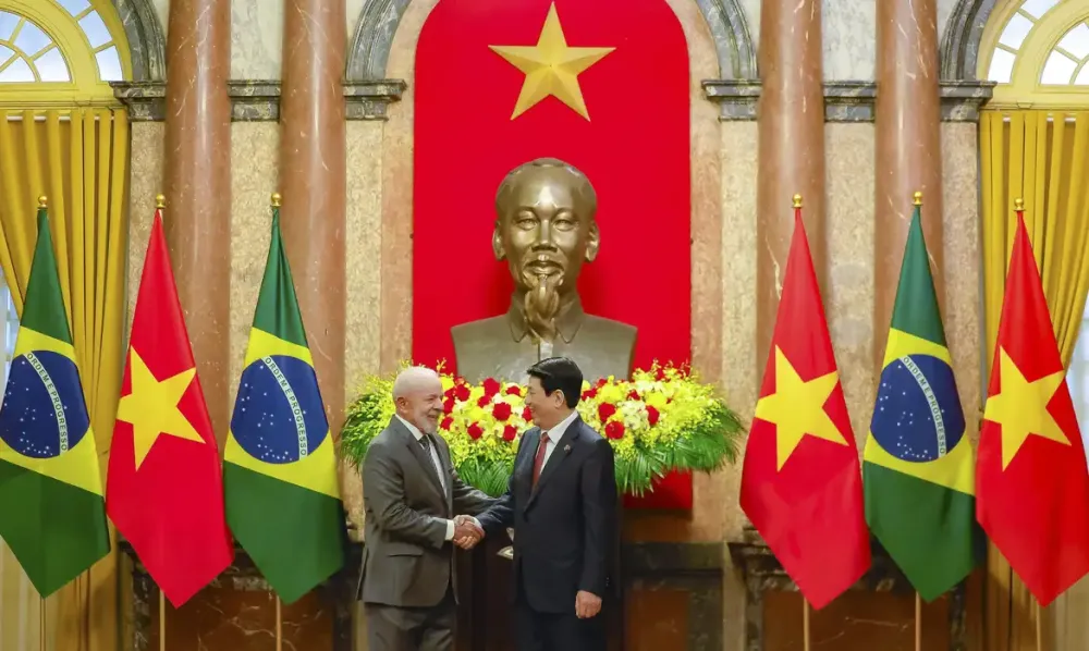 Brasil e Vietnã firmam plano para implementar parceria estratégica