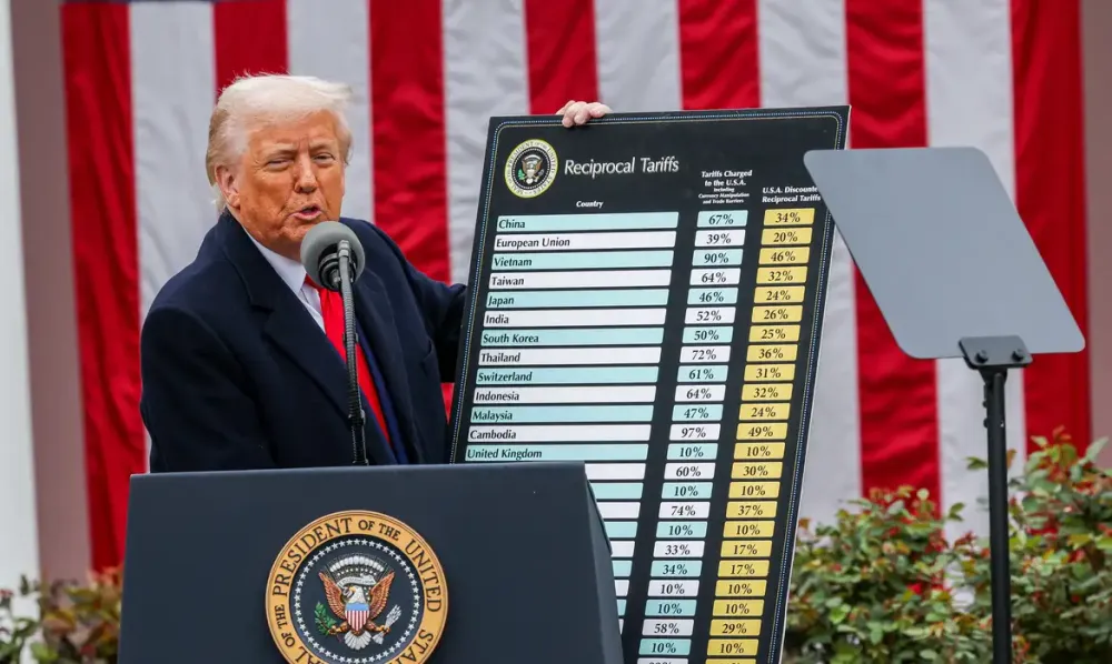 Trump eleva taxação da China para 125% e reduz de 75 países para 10%