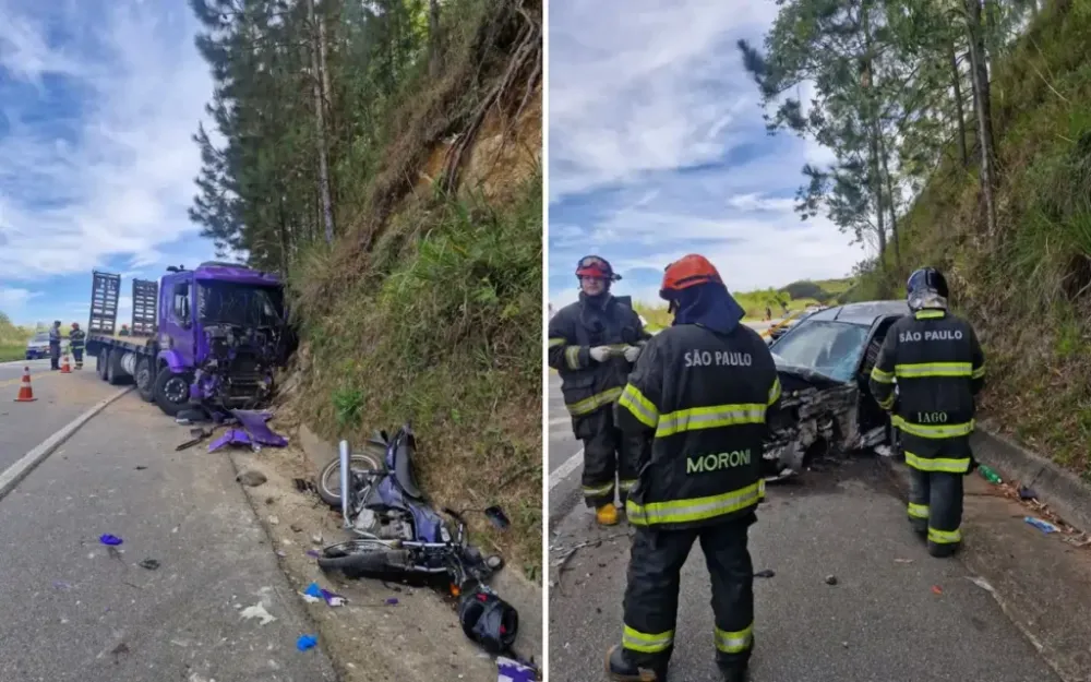Acidente com cinco vítimas deixa um morto e dois feridos graves na Benevenutto Moretto