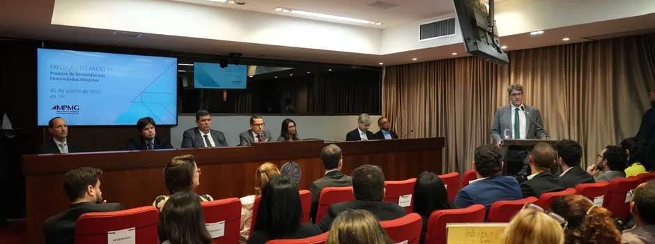 AGE-MG participa do lançamento de projetos para atender demandas de comunidades atingidas por barragens em Brumadinho