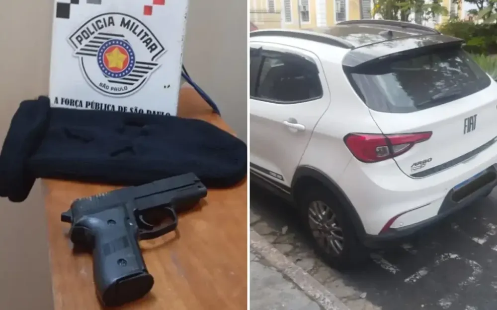 Polícia Militar prende homem por tentativa de roubo no centro de Amparo