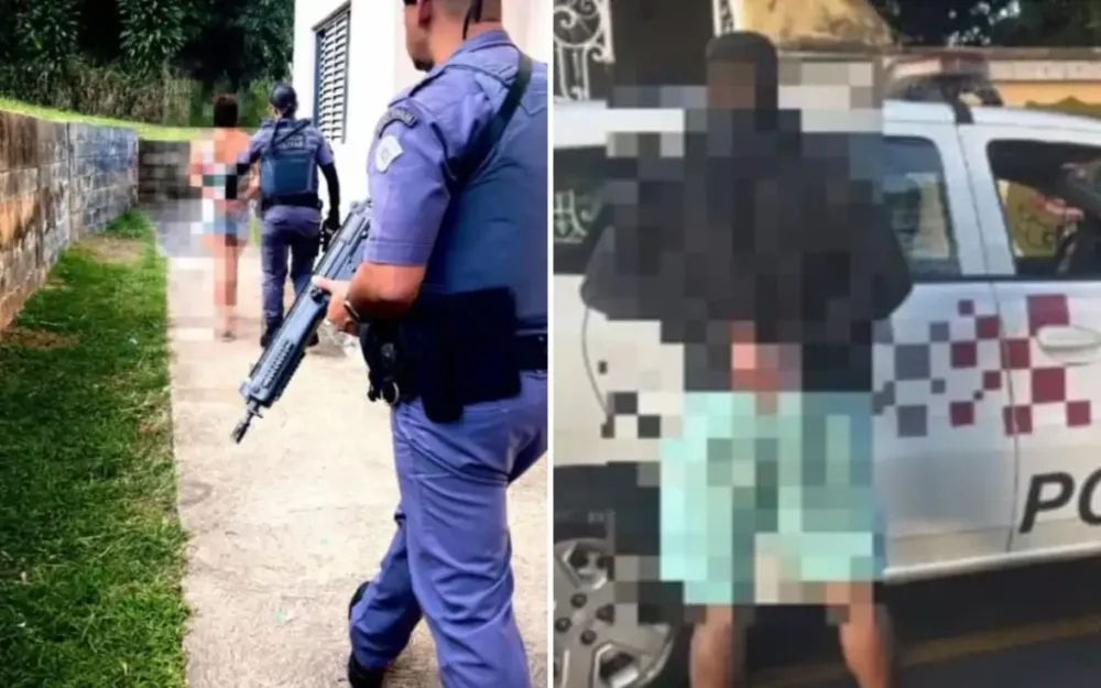 Casal foragido da Justiça é capturado pela Polícia Militar em Amparo