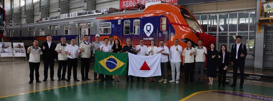 Na China, Governo de Minas conhece fábrica dos novos trens do Metrô da RMBH