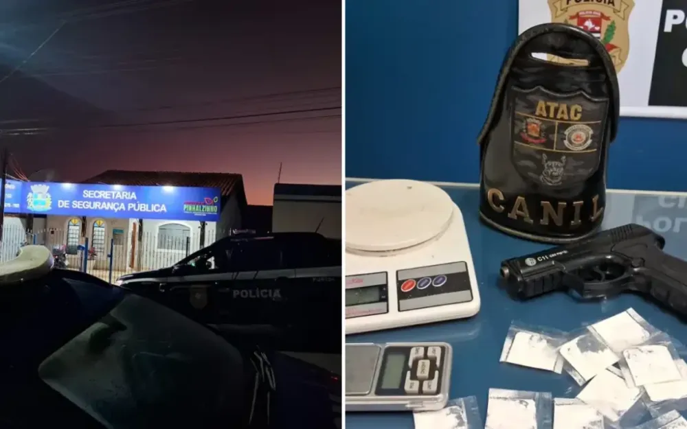 Operação da Polícia Civil de Pinhalzinho resulta em prisão de reincidente com drogas