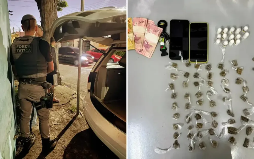 Dupla é presa por tráfico de drogas e corrupção ativa em Atibaia
