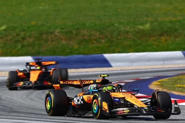 Norris volta a vencer no GP da Áustria; Bortoleto pontua pela 1ª vez