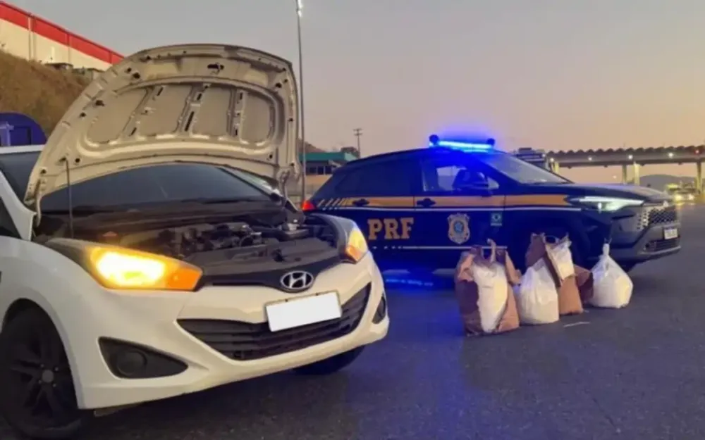 Mais de 90 kg de cocaína são apreendidos pela PRF em Cambuí