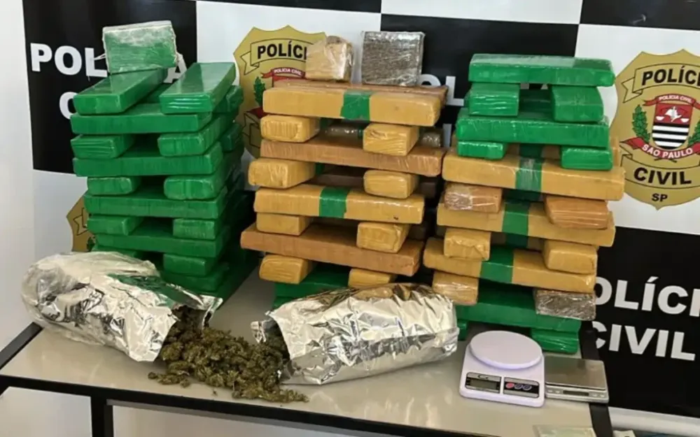 Polícia Civil estoura depósito de drogas em Atibaia e apreende grande quantidade de maconha