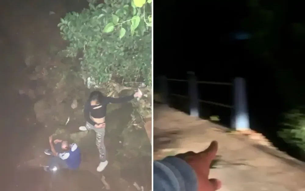 Homem cai em córrego e fica ferido na cabeça e no braço na Avenida dos Imigrantes