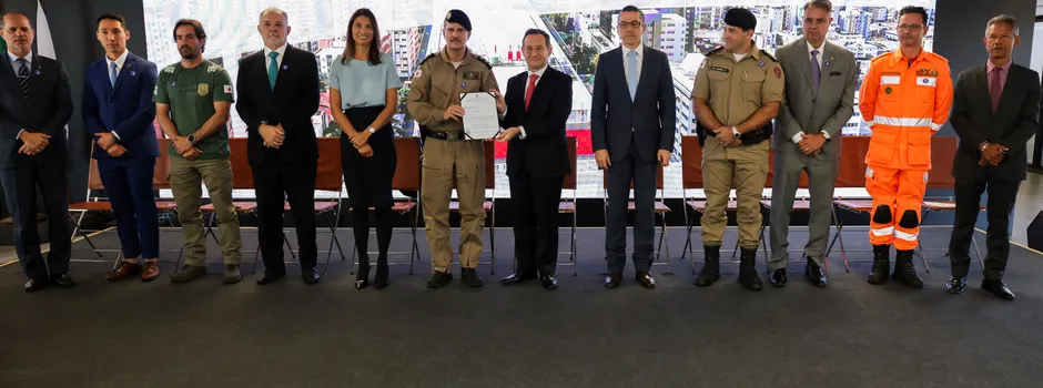 Polícia Militar passa a utilizar heliponto do Tribunal de Justiça de Minas Gerais em Belo Horizonte