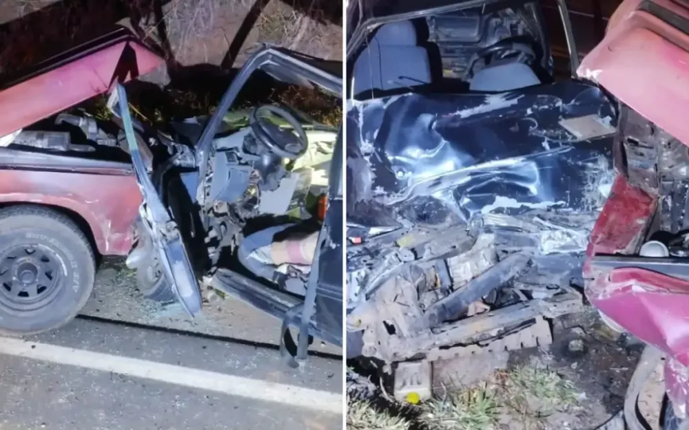Colisão frontal deixa uma vítima grave na Rodovia entre Serras e Águas, em Joanópolis