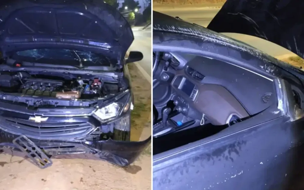 Capotamento deixa uma vítima leve na Rodovia Padre Aldo Bolini