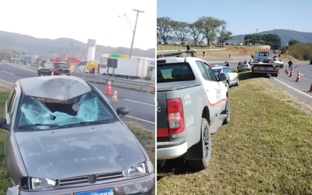 Pedestre é atropelado duas vezes em Rodovia e fica gravemente ferido