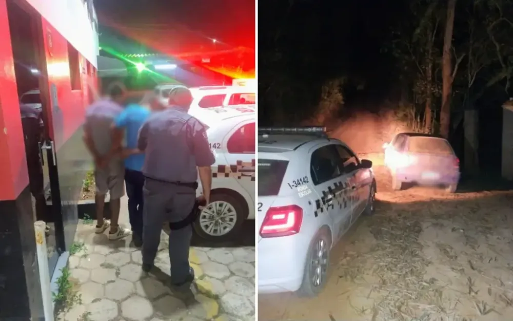 Dois homens são presos em flagrante após perseguição em Tuiuti