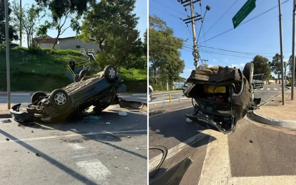 “Hoje foi um livramento na minha vida”, relata motociclista após acidente na Avenida dos Imigrantes