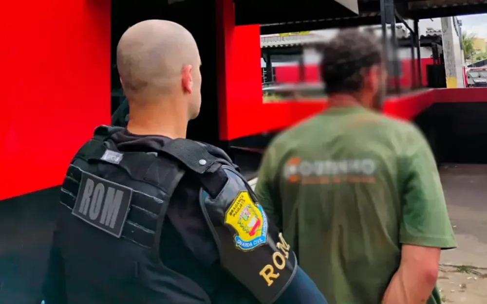 Equipe ROM da GCM captura procurado pela Justiça na Praça da Bíblia