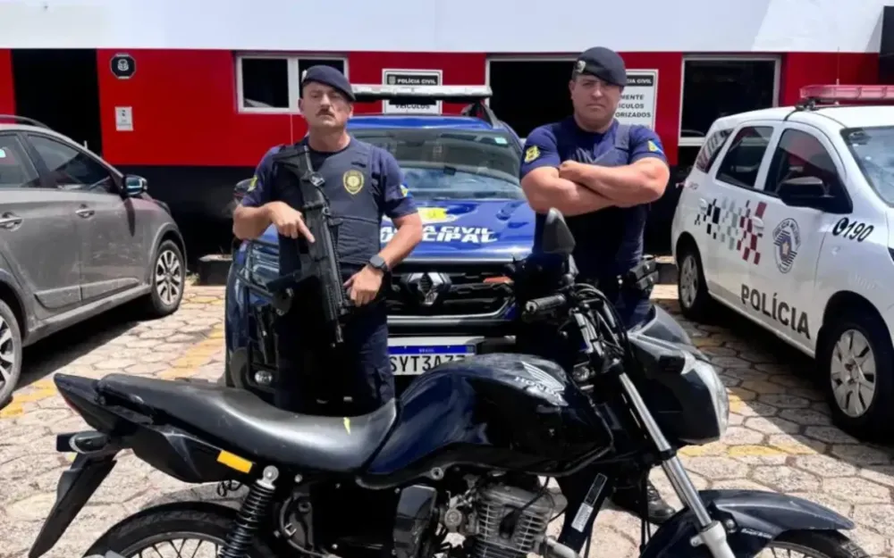 Motocicleta furtada é localizada pela GCM em Bragança Paulista