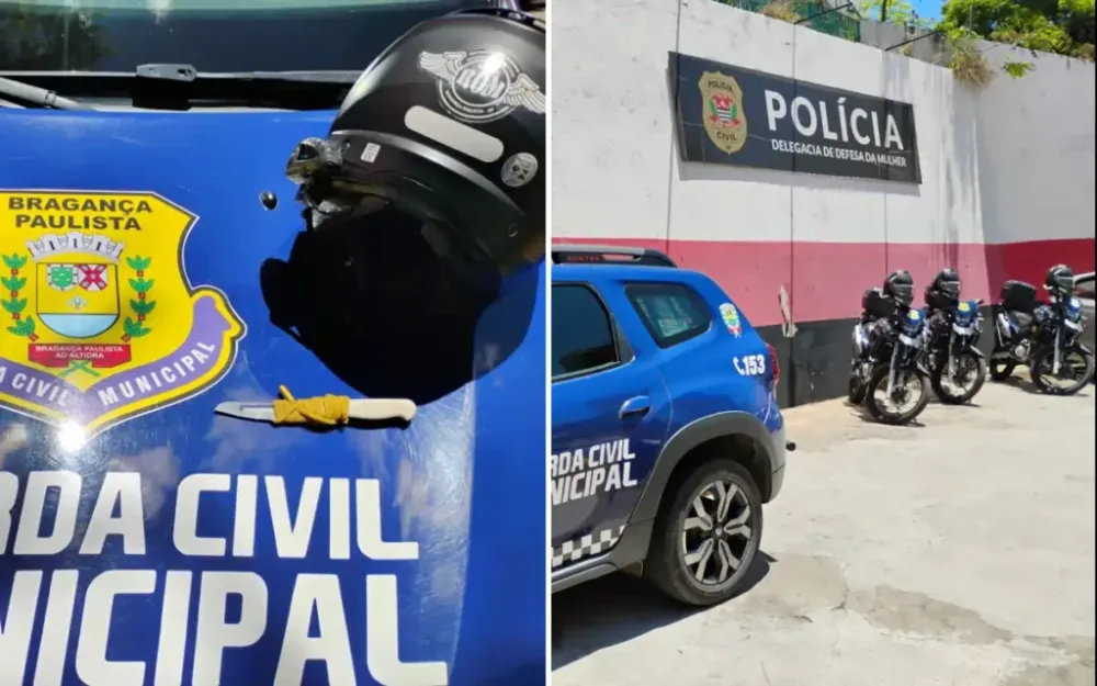 Ação corajosa da GCM resulta em resgate de vítima e prisão de homem violento em Bragança Paulista