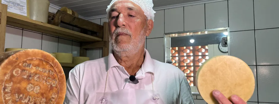 Modo de fazer queijo artesanal de Alagoa é passado de geração em geração