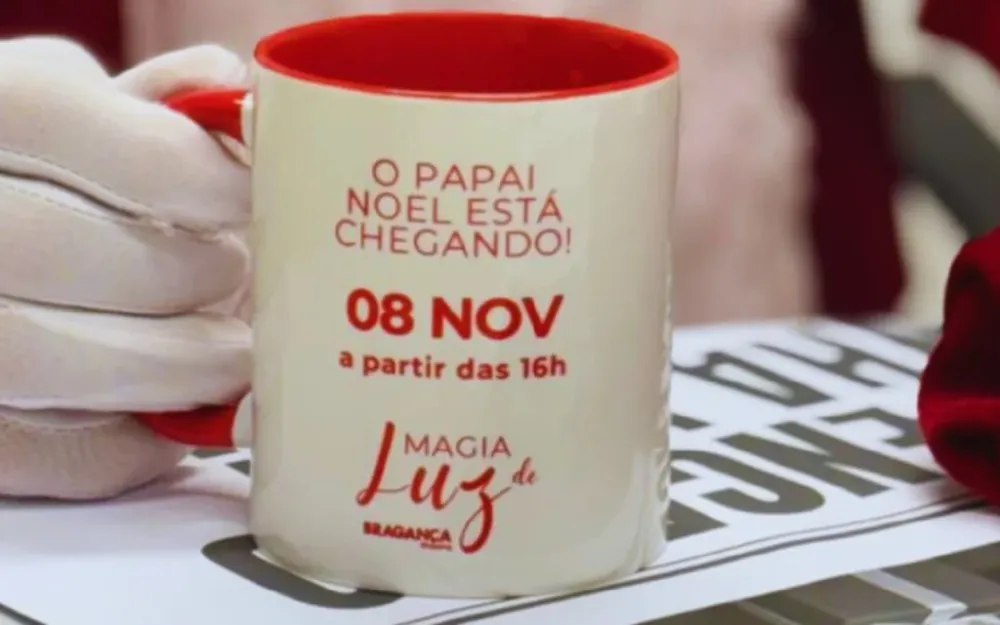 Bragança Shopping inicia campanha Magia de Luz com chegada do Papai Noel neste sábado