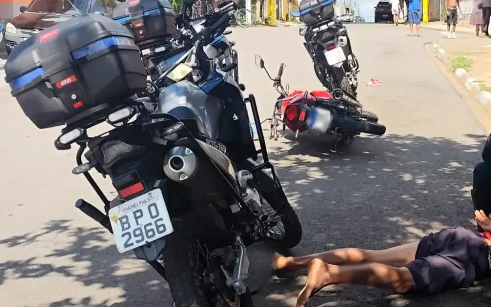 Fuga frustrada: ROM da GCM detém motociclista procurado pela Justiça
