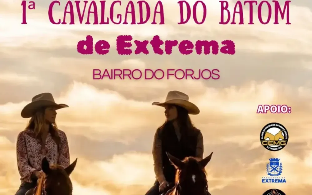 Feira de Comerciantes e Cavalgada do Batom movimentam bairro dos Forjos, em Extrema