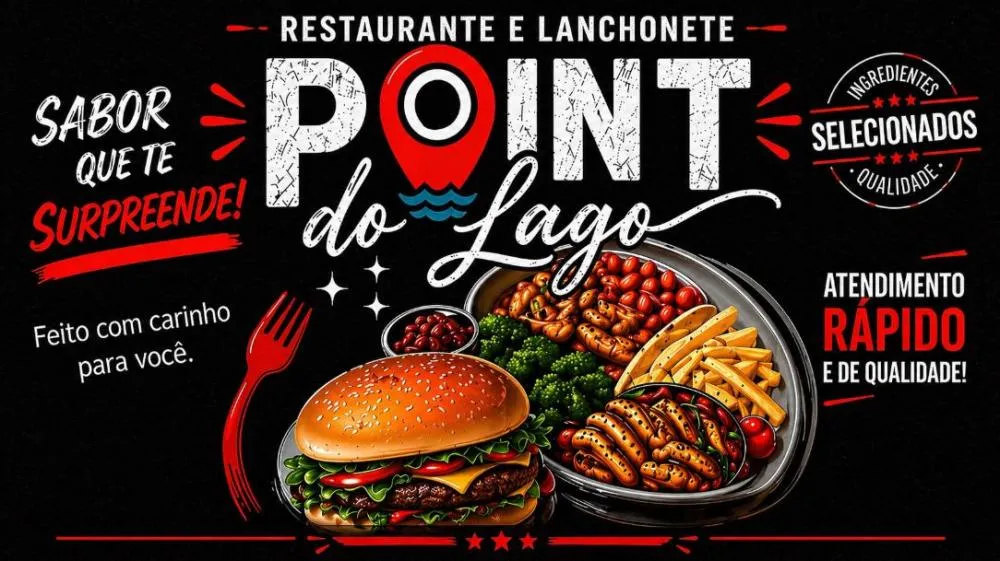 Point do Lago inaugura em Toledo com marmitas, refeições no local e lanches