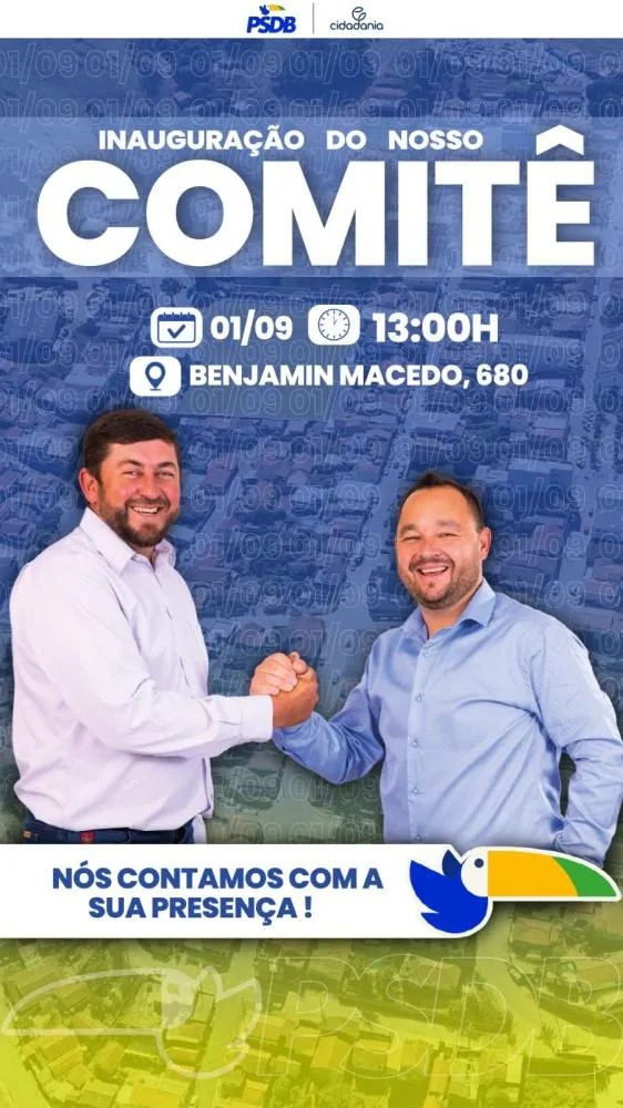 Inauguração do Comitê de Zildinho e Geovane Acontece Neste Domingo