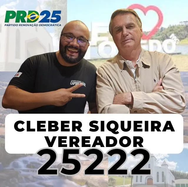 Cleber Siqueira é eleito o vereador mais votado da história de Toledo-MG e promete representatividade