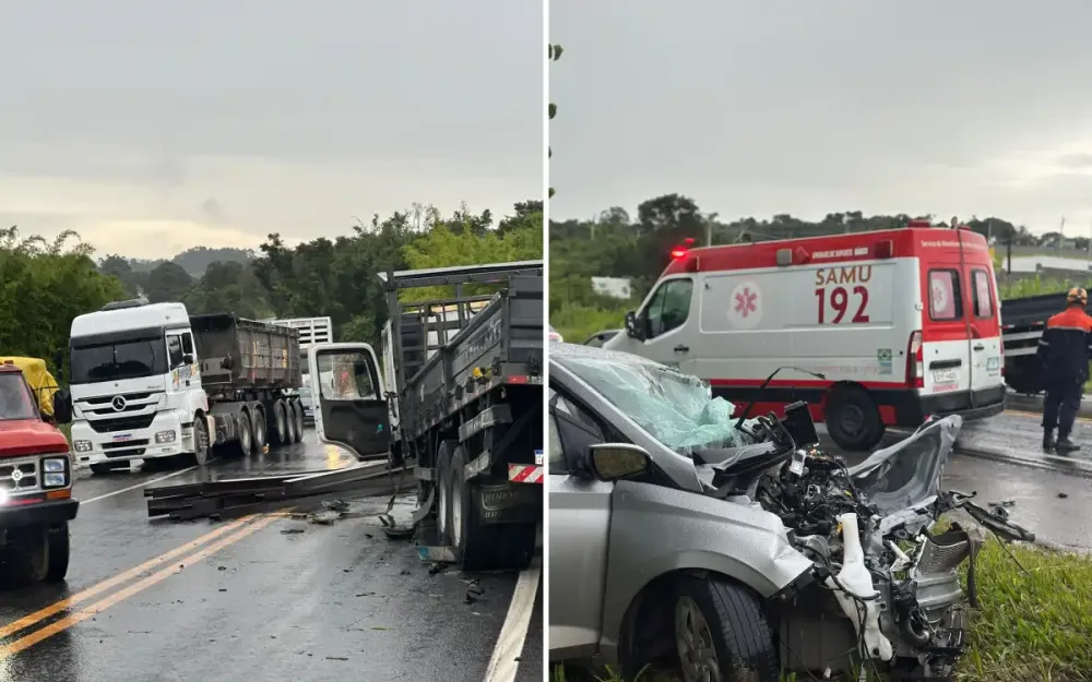 Grave acidente na Rodovia Alkindar Monteiro Junqueira deixa motorista ferido